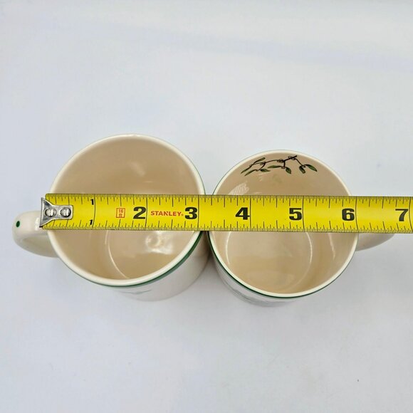 Vintage Spode Tom & Jerry Christmas Tree Coffee Tea Mugs Santa Set Of 4 Read - Picture 3 of 16